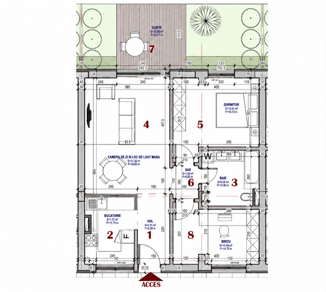 Schița apartamentului — AP.2