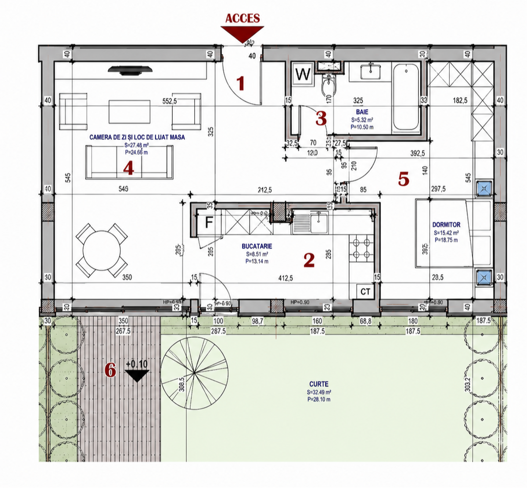 Schița apartamentului — AP.8